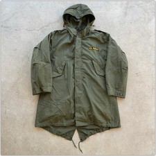 1952 Vtg US Army M-1951 Hooded Fishtail Parka SMALL Frieze Liner Shell 1950s picture