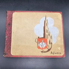 Vtg Photo Album 1945 Belgium Antwerp Brussels Waterloo picture