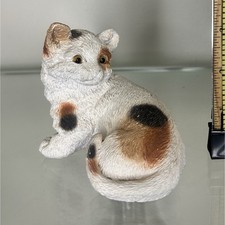 Vintage UDC ceramic Calico Cat by artist Sandra McCracken made in the USA picture
