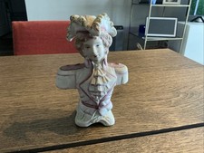 Vintage Bisque Victorian Napoleon Bust Statue Halsey Import Co picture