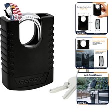 SEPOX Blue Black 1-Pack Heavy Duty Padlock picture