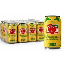 Guarana Antarctica, The Brazilian Original 11.83 Fl Oz (Pack of 12), Regular picture