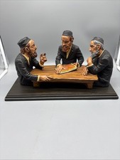 VTG ‘70 David Kaplan Midrash Judaic Sculpture 3 Rabbi Study Torah The Discussion picture