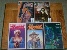 5 Mature Horror Comics -- Eclipse TALES OF TERROR 2 3 / THE DEAD 1 / VAMPIRES 2 picture