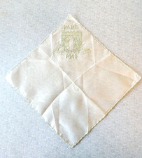 Paris Victory 1945 WWII souvenir embroidered handkerchief picture