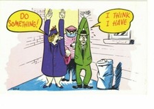 Comic Postcard Do Something I Think I Have Funny Circa 1960 picture