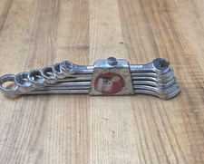 Vintage Sears Companion USA 12 Point Combination Wrench Set of 6 w/ Holder picture