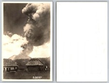 RPPC Paricutin Volcano Eruption Mexico 1940s Real Photo Navarro Fot. picture