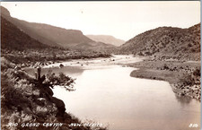 RPPC Rio Grand Canyon Gorge, New Mexico- c1930s Photo Postcard picture