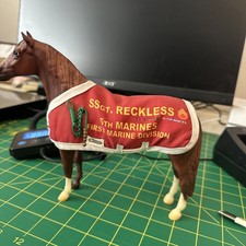 Breyer Sgt Reckless Military Model Horse Collectible Excellent condition Gift picture