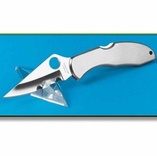Spyderco Large Knife Display Stand 45 Degree Angle Acrylic Diamond Shaped CT03 picture