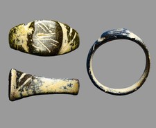 Certified Authentic Antiquity Artifact Ancient Crusader 1100AD Templar Ring picture