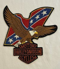 Vintage Harley Davidson Bald Eagle 🦅 Large Patch picture
