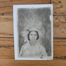 RARE 1930'S AFRICAN AMERICAN TEEN WOMEN HIGH SCHOOL GRADUATION PHOTO picture