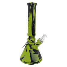 Eyce Silicone Tobacco Waterpipe Beaker Bong Light Green picture