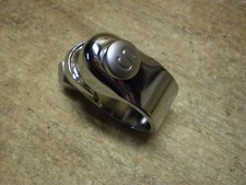 Mint Schwinn Approved Bicycle Chromed Seat Post Clamp & S Bolt 1967 & Later picture