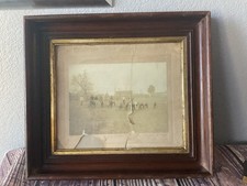 Football African American Team, Circa 1900s Framed picture