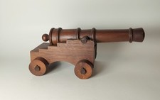 VTG Handmade & Stained Wooden Naval 7.5