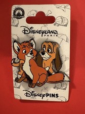 Disneyland Paris Disney The Fox and The Hound Todd & Copper Disney DLP Pin picture