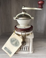 Vintage Coffee Mill Grinder Jar London Pottery CO picture