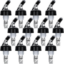 Automatic Measured Bottle Pourers Pack of 12 Liquor Bottle Pourers 1 Oz (30 Ml) picture