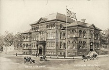 Dover High School 1907 RPPC Photo Postcard COPY picture