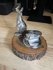 Kangaroo with lighter on genuine Australian Mulga picture