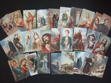 Lot of 29 Vintage Catholic HOLY CARDS Saints pictures Italy picture