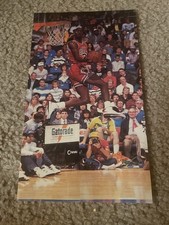 Vintage 1987 NBA SLAM DUNK NIKE AIR JORDAN II 2 Shoes Poster Print Ad 1980s picture