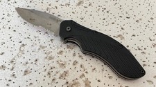 Kershaw 1605ST CLASH Folding Pocket Knife Linerlock Combo Blade A/O Black Handle picture