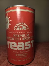 Golden Harvest Yeast Vintage Rare New Can Unopened Collectible Item Nostalgic picture
