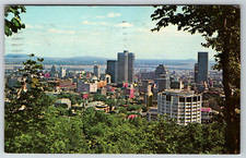c1960s Montreal P.Q. Canada Skyline Vintage Postcard picture