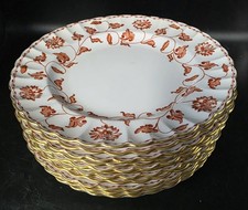 Vintage 12 Spode Colonel Red 8