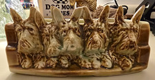 McCoy 1950s Ceramic Scottie Dogs Planter Vintage picture