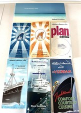 Vintage Holland America Line Cruise Ship Brochures Plans–Rotterdam Westerdam etc picture