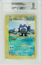 Pokémon TCG Poliwrath Expedition Base Set 24/165 Reverse Holo Rare Becket 9 Mint picture