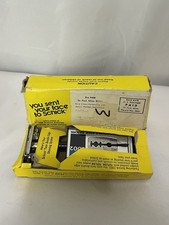 Vintage 1974 Schick 2002 Twin Double Edge Razor Shaving System w/ Original Box picture