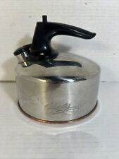 VTG Paul Revere Ware 89-C Whistling Kettle Tea Pot Copper Bottom Korea 1.5 Qt picture