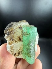 36 g Natural Emerald in Quartz crystal specimen from Pakistan @mineral specimen picture