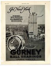 1922 Gurney Bearings Ad: New York City - R & L Bearing 1819 Broadway Gotham Bank picture
