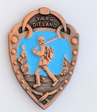 Norwegian Foot March Badge-Bronze (1st Award) *Large Version* picture