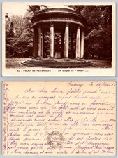 Versailles Temple of Love Postcard 1955 Paris France Chateau Gardens picture