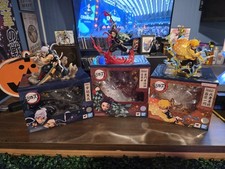 Figuarts Zero Demon Slayer Lot Zenitsu Tanjiro Tengen Authentic Anime Figure Box picture