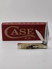 Case XX Exclusive Green Scroll Stag Peanut Folding Knife 2024 Edition picture
