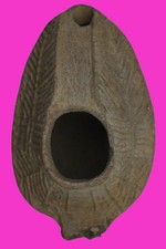 Ancient Holy Land Oil Lamp Artifact  From Jesus Christ Homeland 400-600AD COA 39 picture