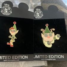 LE 100 Disney Shopping Prep & Landing Christmas Secret Mission Pin (2) Rare picture