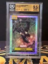2024 Topps Marvel Chrome Venom Web Refractor /399 Gem Mint BGS 9.5 1st Chrome picture