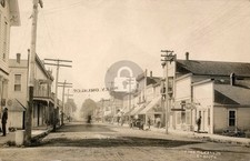 Lebanon OR Oregon Street View RPPC Photo Postcard COPY picture