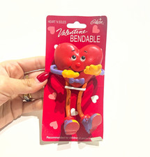 Gibson Heart 'N Soles Valentine Bendable Heart Figure 1995 MPN 299V75203 picture