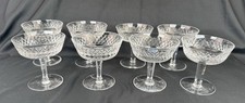 Waterford Alana Crystal Champagne Coupe Tall Sherbet Glasses Set of 8 Ireland picture